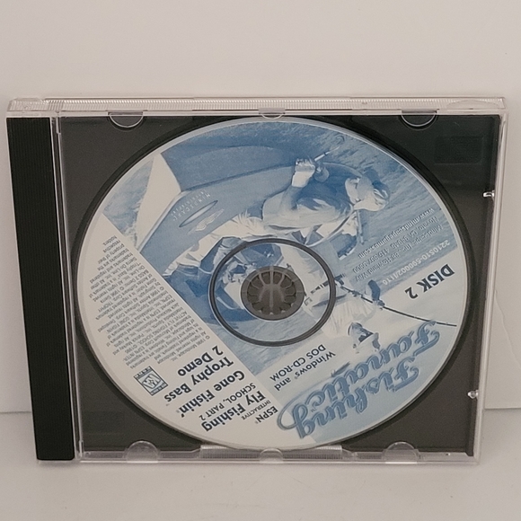 Ultra Rare Vintage FISHING FANATIC  (1996, PC CD-ROM) 3-Disc Boxset & Fish Pen. - Picture 9 of 13